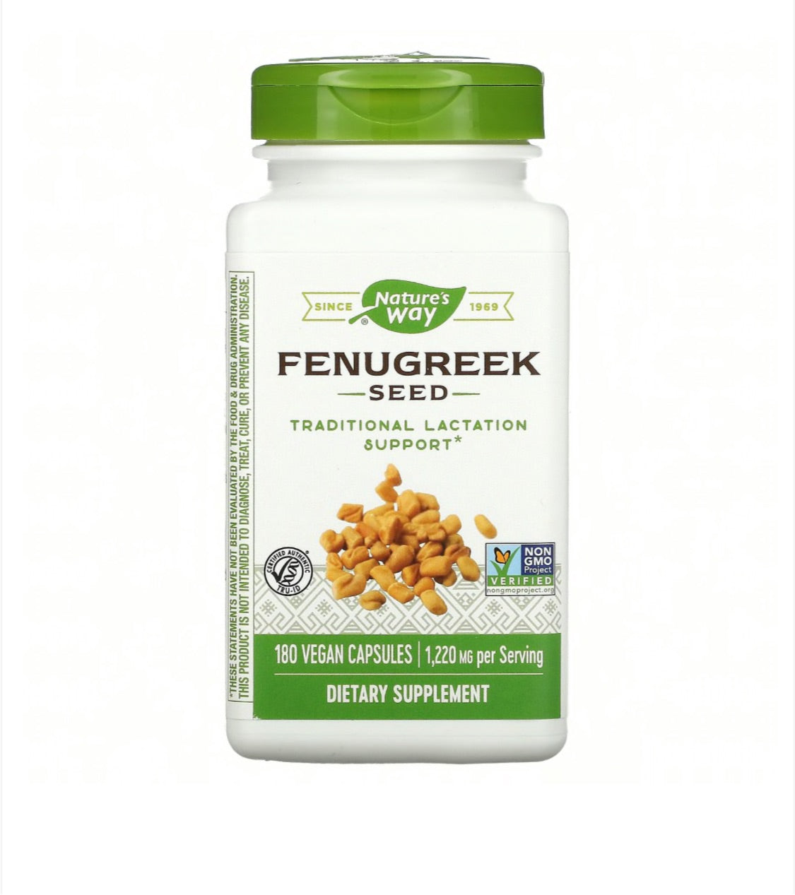 Fenugreek Seed, 610 mg, 180 Vegan Capsules