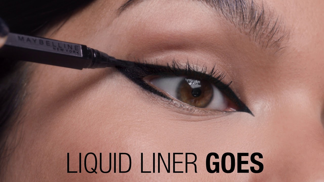 MAYBELLINE NEW YORK Hyper Easy Liner Waterproof Liquid Eyeliner Black
